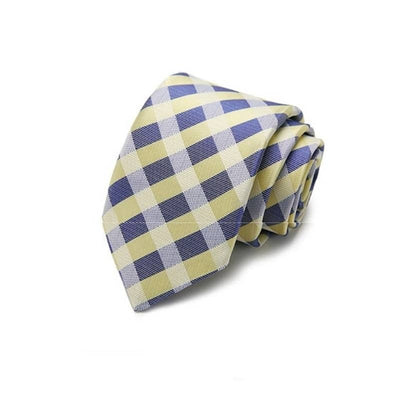 Żółty I Niebieski Krawat