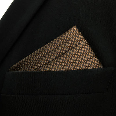 Ciemnobrązowy krawat