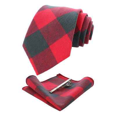 Szary I Czerwony Krawat