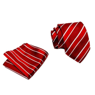 Czerwony Jedwabny Krawat