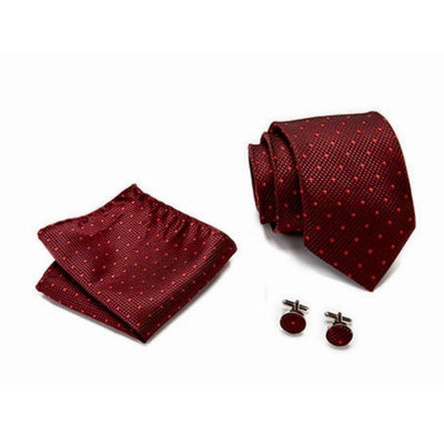 Ciemnoczerwony krawat