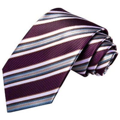 Fioletowy I Biały Krawat