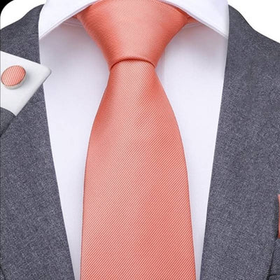 Brzoskwiniowy Różowy Krawat