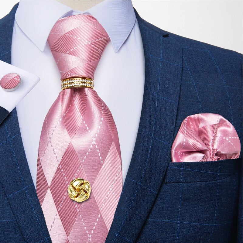 Cukierkowo-różowy krawat