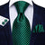 Szmaragdowo zielony krawat