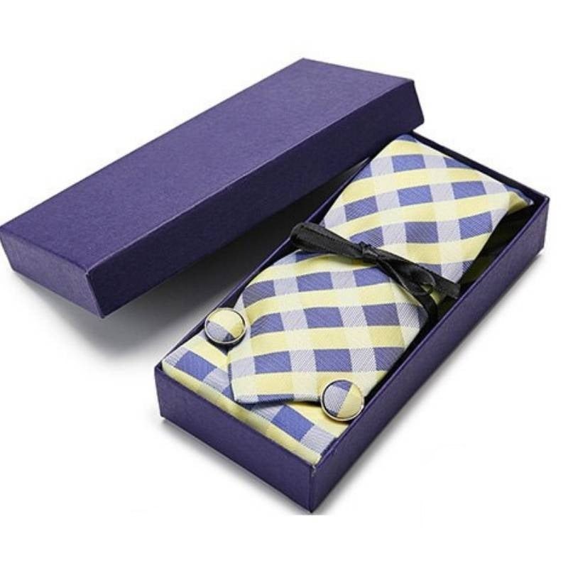 Żółty I Niebieski Krawat