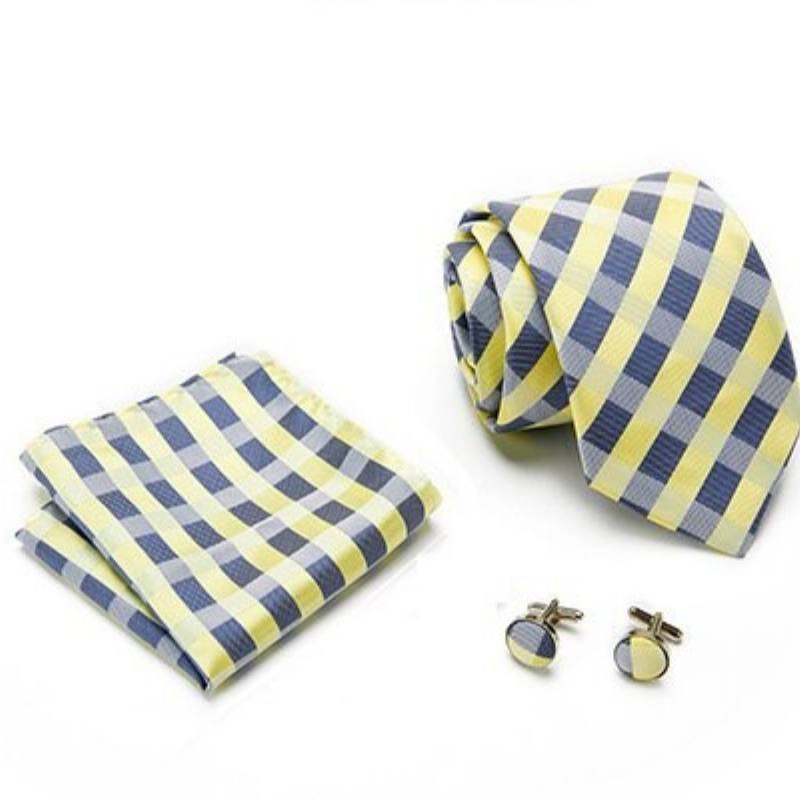 Żółty I Niebieski Krawat