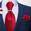 Męski czerwony krawat
