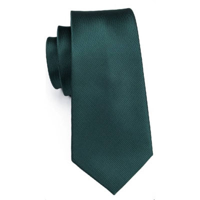 Ciemnozielony krawat