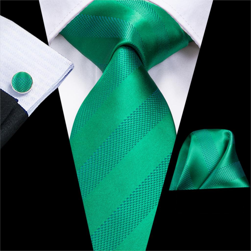 Jadeitowy zielony krawat