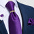 Fioletowy krawat ślubny