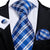 Niebieski szkocki krawat