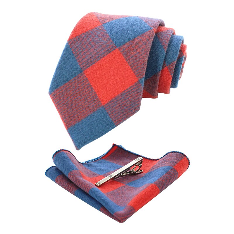 Niebieski I Pomarańczowy Krawat W Krawat