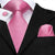 Męski różowy krawat