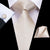 Biało-beżowy krawat