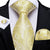 Jasnożółty krawat z kaszmiru