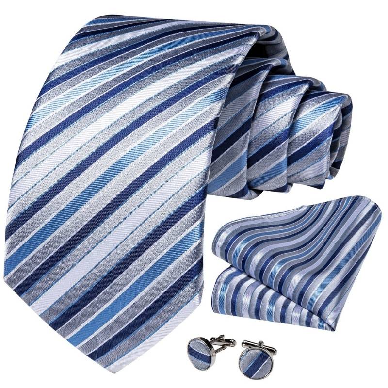 Niebiesko-szary krawat