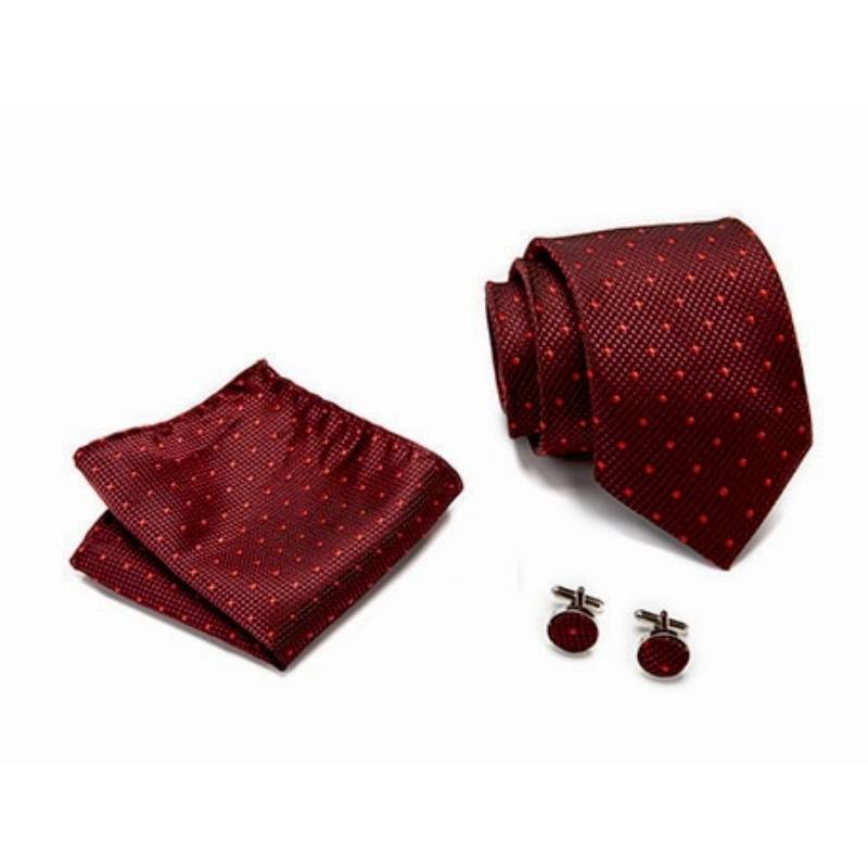 Ciemnoczerwony krawat