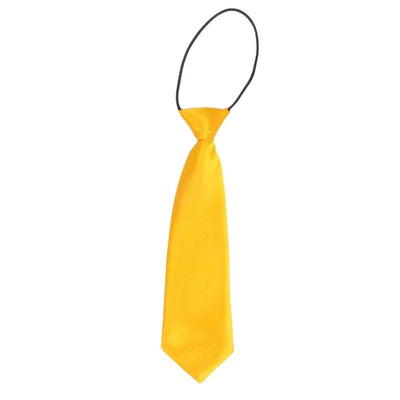 Żółty krawat dziecięcy