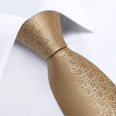 Złoty beżowy krawat