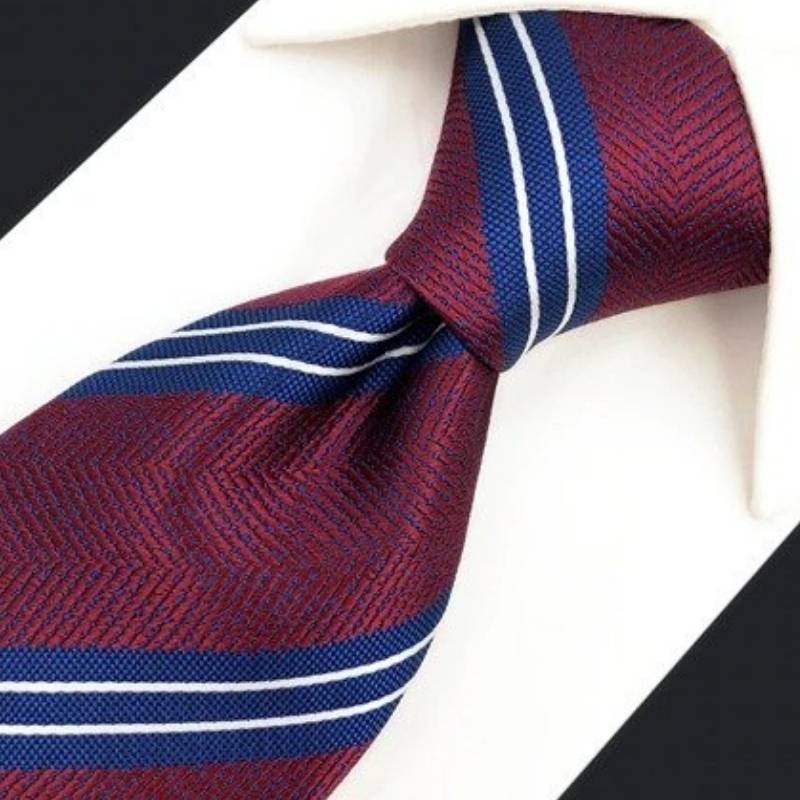 Czerwony Niebieski Krawat