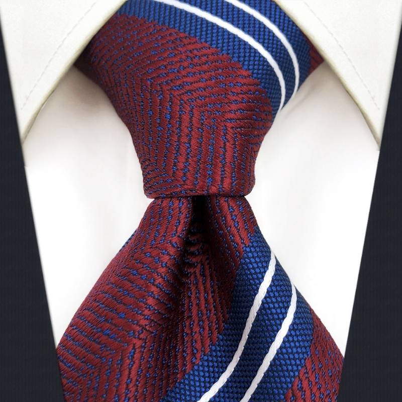 Czerwony Niebieski Krawat