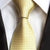 Żółty krawat ślubny