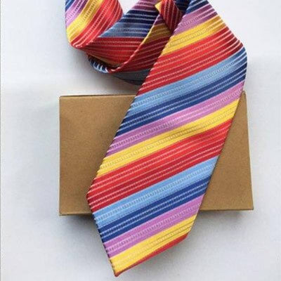 Wielobarwny krawat