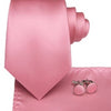 Różowy krawat Lavallière
