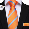 Niebieski I Pomarańczowy Krawat